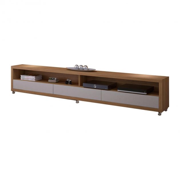 Rack Dallas 1800mm - Frassino Almendra/Gris - KNR Móveis